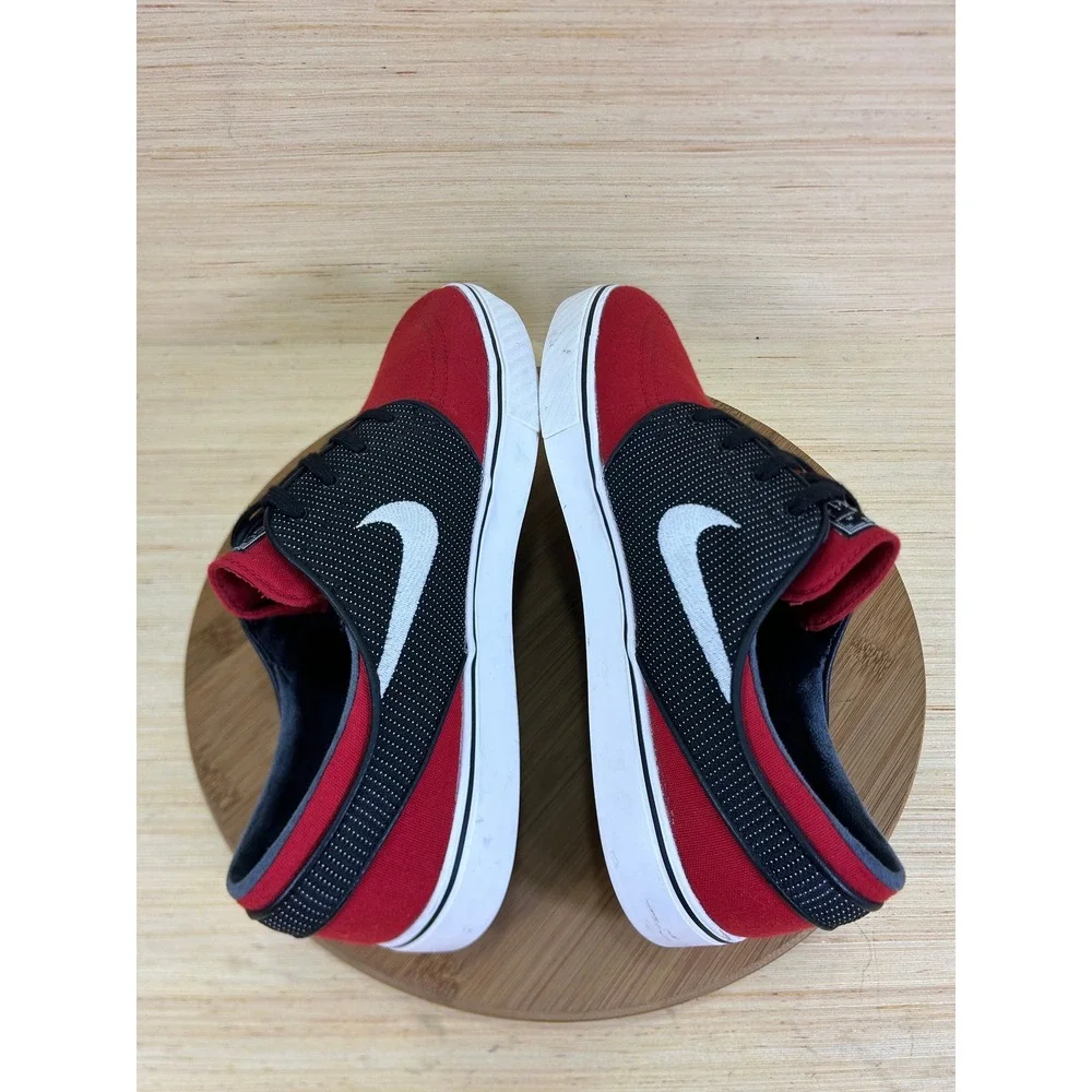 Nike SB Stefan Janoski University Red Black Skate Shoes 615957-611 Mens 10.5